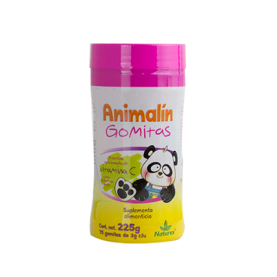 Gomitas Animalín 75 gomitas / 225 g, Lab. Naturex