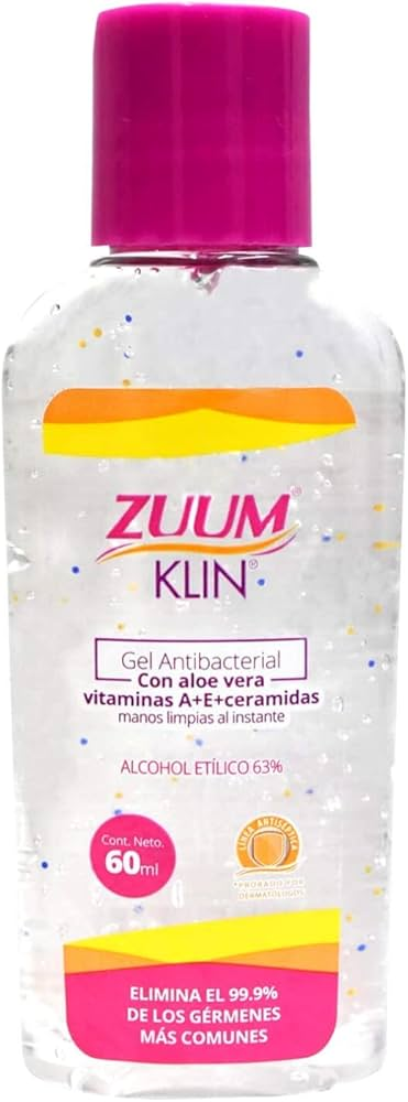 Alcohol en Gel Antibacterial Zuum 250 ml