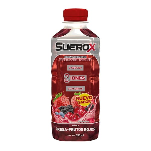 Suerox Frutos Rojos 630 ml, Genomma Lab