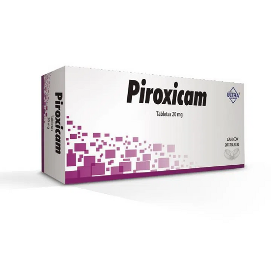 Piroxicam 20 tabletas, Lab. Ultra (Piroxicam 20 mg)