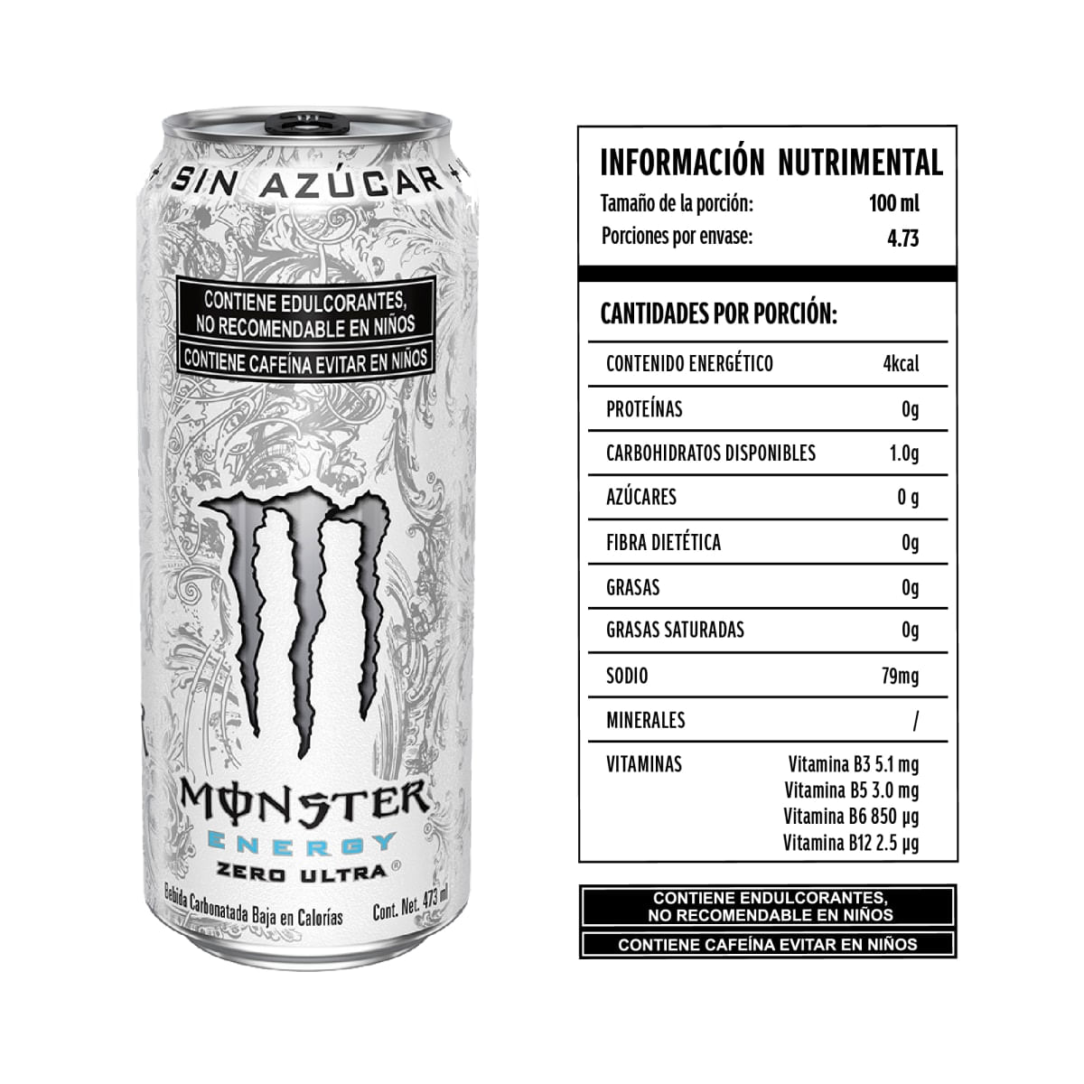 Monster Energy Zero Ultra 473 ml