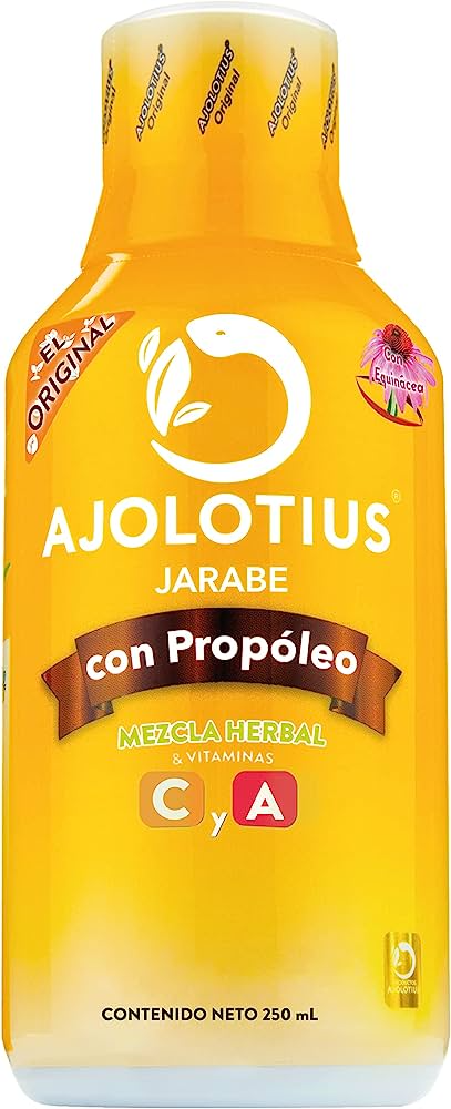 Jarabe Ajolotius con propóleo 250 ml, Ajolotius