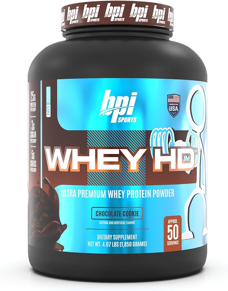 Whey HD 4.07 Lbs / 1.850 Kg - 50 Serv. BPI Sport