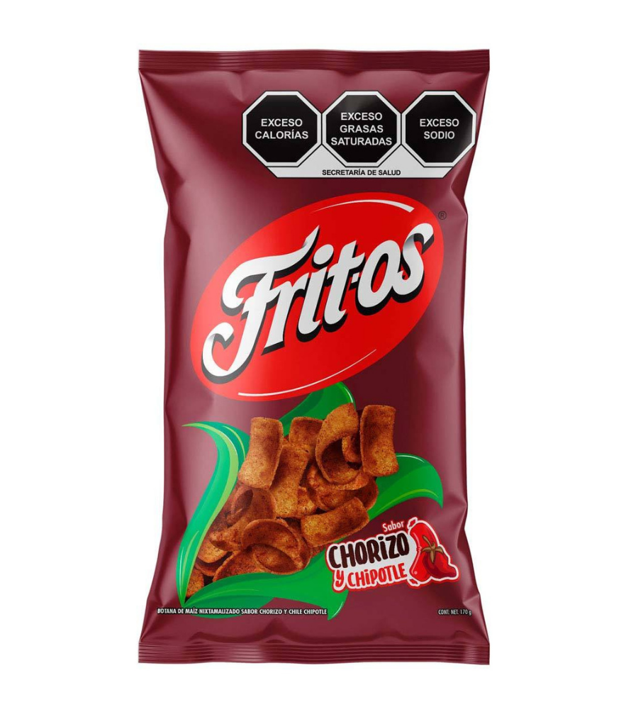 Frit-Os chorizo-chiplotle 57g, Sabritas