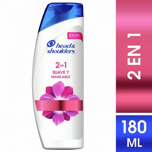 Shampoo Head & Shoulders Suave y manejable 180 ml, P&G