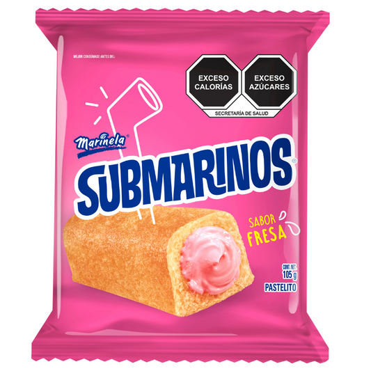 Submarinos de Fresa 105g