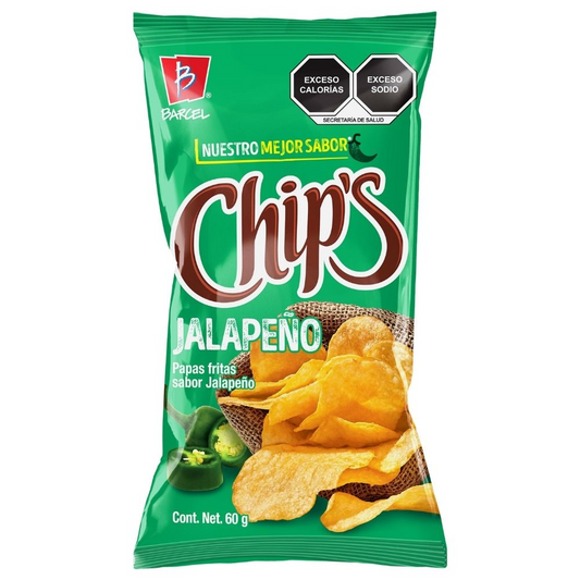 Chip's Jalapeño 56 g, Barcel