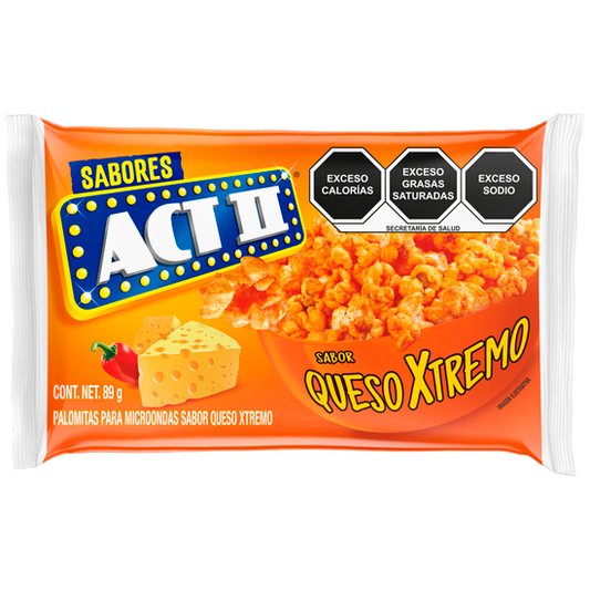 Palomitas de maíz ACT II Queso Xtremo 88 g, Conagra