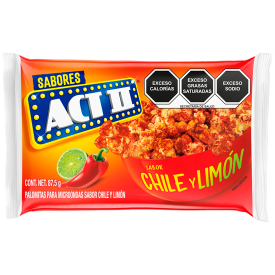 Palomitas de maíz ACT II Chile y limón 88 g, Conagra