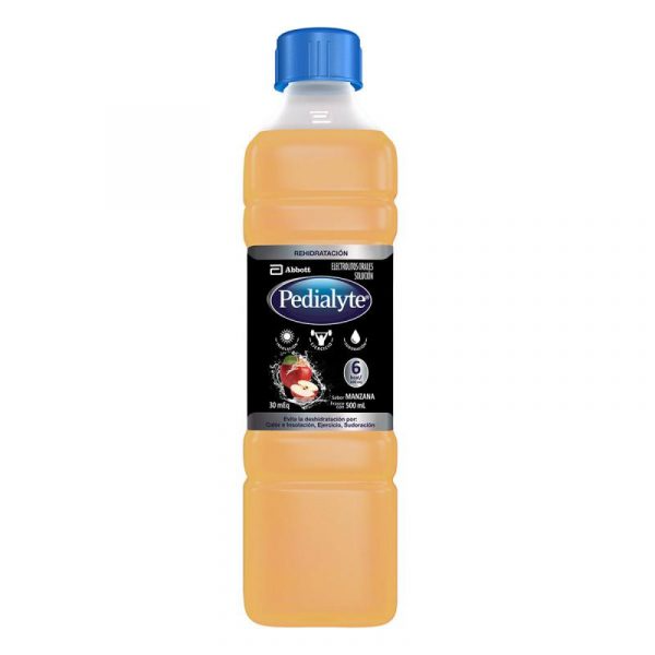 Pedialyte Calor sabor manzana 500 ml, Lab. Abbott (Electrolitos)