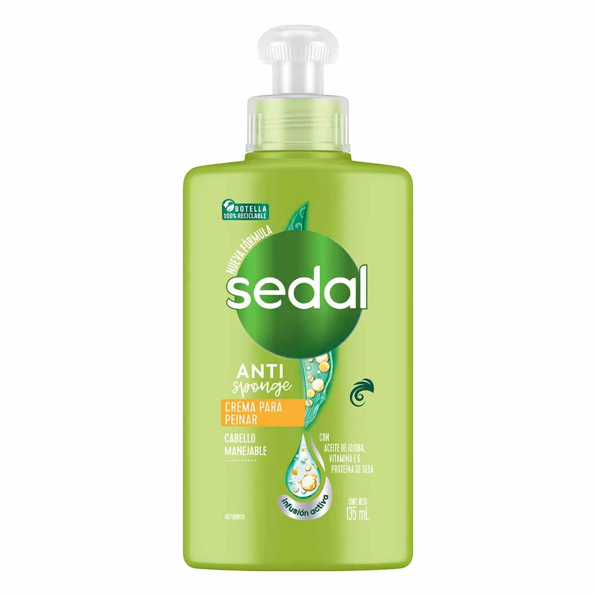 Crema para peinar Sedal Anti Sponge 135 ml, Unilever