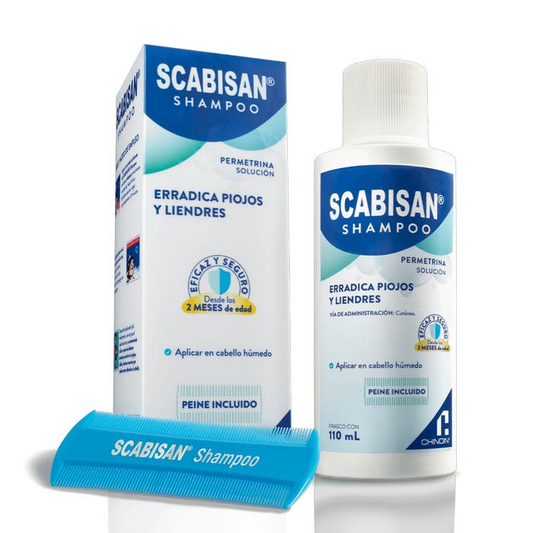 Scabisan Shampoo 110 ml, Lab. Chinoin (Permetrina 1g / 100 ml)