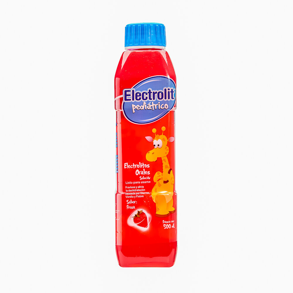 Electrolit pediatrico sabor fresa 500 ml, Lab. PISA