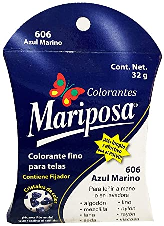 Colorante Mariposa 606 azul marino 32g