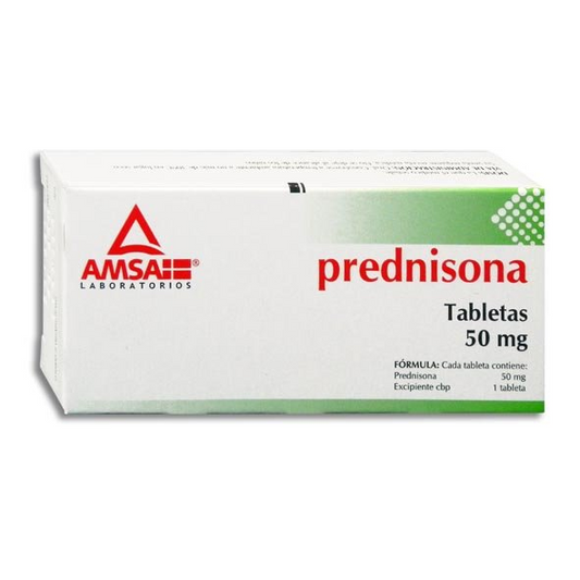 Prednisona Tabletas Lab. AMSA (Prednisona 50 mg)