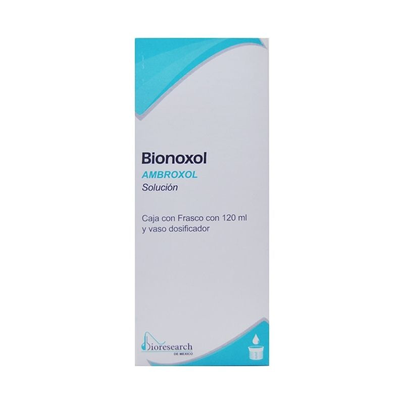 Ambroxol Solución 120 ml, Lab. Bioresearch (Ambroxol 300 mg / 100 ml)