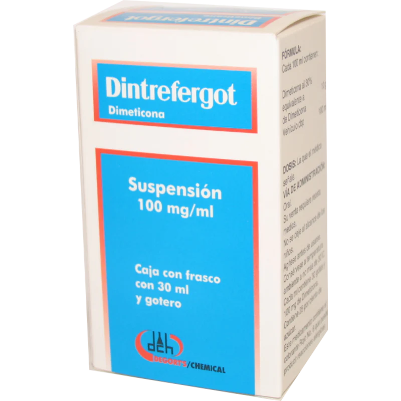 Dintrefergot Suspensión 30 ml con gotero, Lab. Degort's (Dimeticona 100 mg / 1 ml)