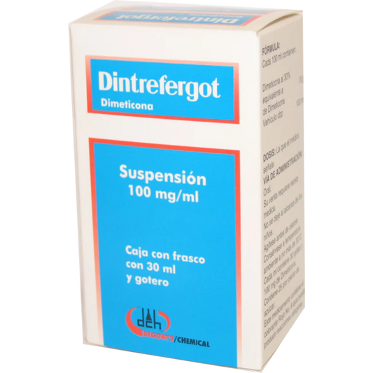 Dintrefergot Suspensión 30 ml con gotero, Lab. Degort's (Dimeticona 100 mg / 1 ml)