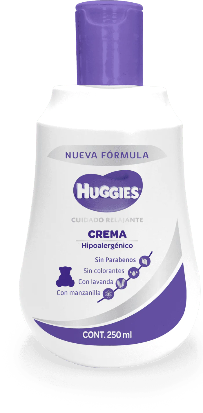 Huggies cuidado relajante crema 250 ml