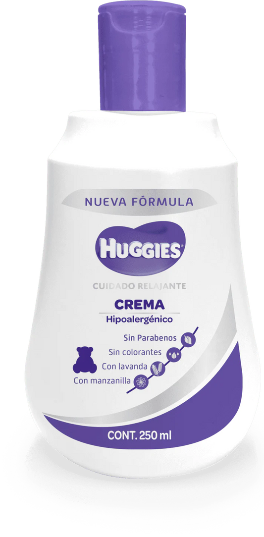 Huggies cuidado relajante crema 250 ml