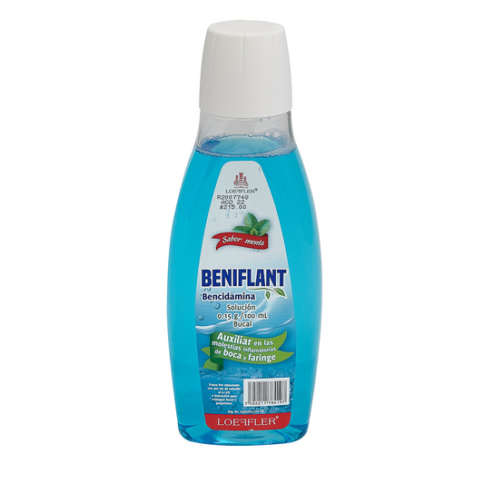 Beniflant 360 ml Solución (bucofaríngea) Lab. Loeffler (Bencidamina 0.150 g / 100 ml)