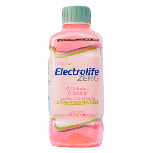 Electrolife Zero Fresa - Kiwi sin Azúcar 625 ml, Lab. Pisa