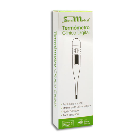 Termómetro Clínico Digital 1 pza  Sensi Medical