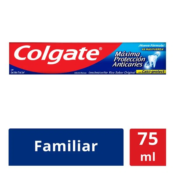 Pasta dental Colgate Máxima protección anticaries 75 ml, Colgate Palmolive