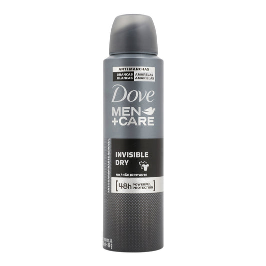 Desodorante en Aerosol Dove Men Care Invisible Dry 150 ml / 89 g, Unilever