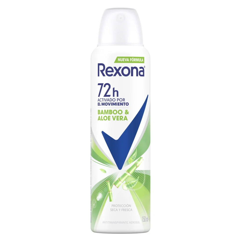 Desodorante Rexona stay fresh Bamboo & Aloe vera 150 ml aerosol, Unilever