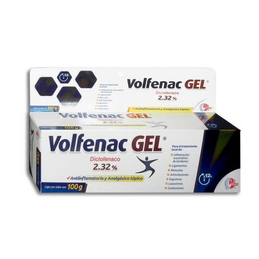 Volfenac Gel 2.32% 12 H 100 g, Lab. Collins (Diclofenaco 2.32 g / 100 g)