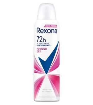 Desodorante Rexona Powder Dry 150 ml en aerosol, Unilever