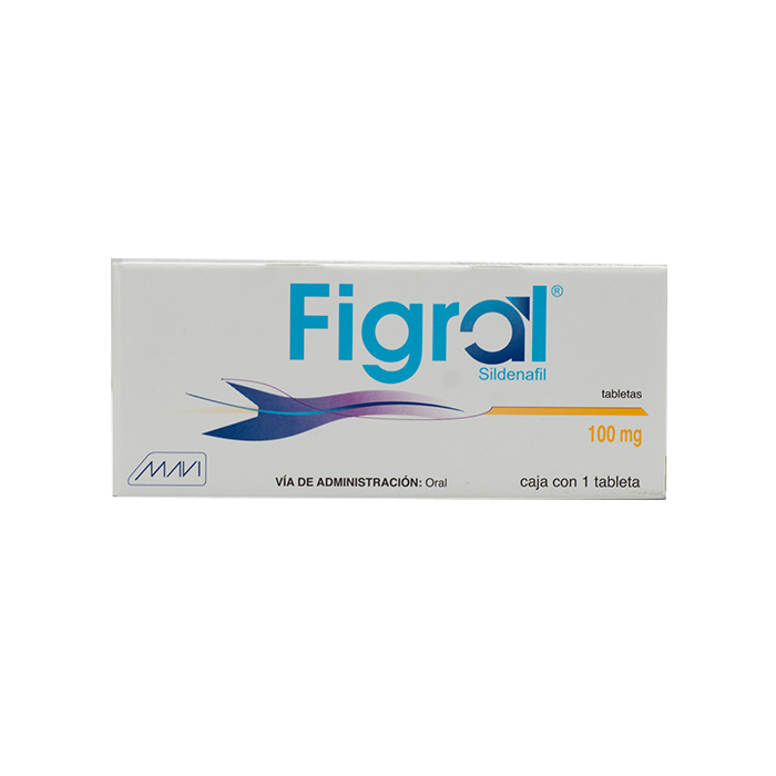 Figral 1 Tab. Tabletas Lab. Mavi (Sildenafil 100.000 mg)