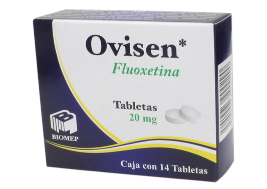 Ovisen 14 tabletas, Lab. Biomep (Fluoxetina 20 mg)