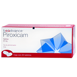 Piroxicam 20 tabletas, Lab. Beadvance (Piroxicam 20 mg)