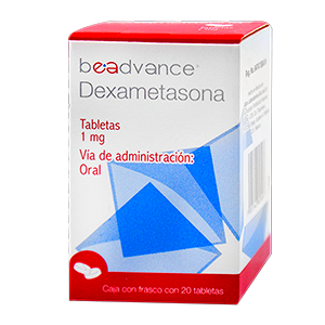 Dexametasona 20 tabletas, Lab. Beadvance (Dexametasona 1 mg)