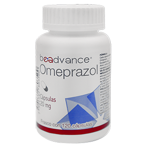 Omeprazol 120 Cápsulas, Lab. Beadvance (Omeprazol 20mg)