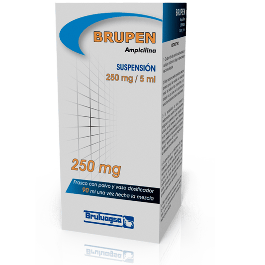 Brupen 90 ml Suspensión (oral) Lab. Bruluagsa (Ampicilina 250.000 mg / 5 ml)