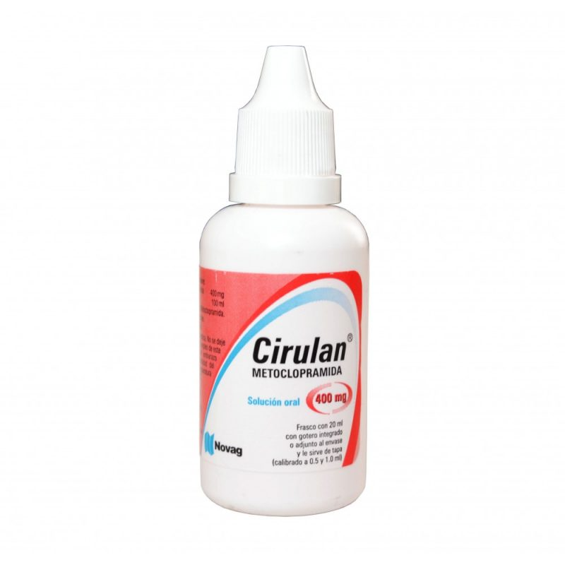 Cirulan 20 ml Solución (oral) Lab. Novag (Metoclopramida 400.000 mg / 100 ml)