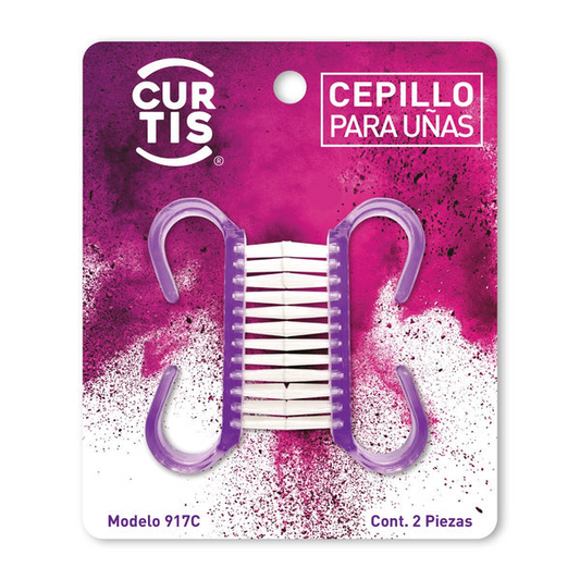 Cepillo para Uñas Curtis Modelo 917C 2 pzas