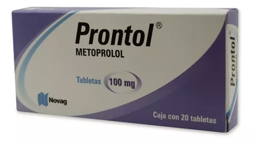 Prontol 20 Tabletas, Lab. Novag (Metoprolol 100.000 mg)