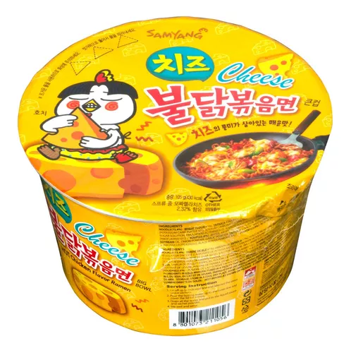 Ramen Samyang Big Bowl Hot Chicken Ramen Cheese 105 g