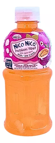 Bebida Nico Nico Nata de Coco y Passion Fruit 320 ml