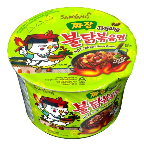 Ramen Samyang Big Bowl Hot Chicken Ramen Multi-Black Bean 105 g