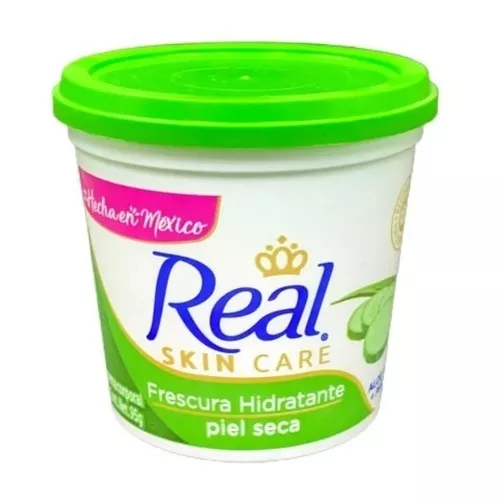 Crema corporal Real Skin care Piel seca Verde 95 g, Saflosa