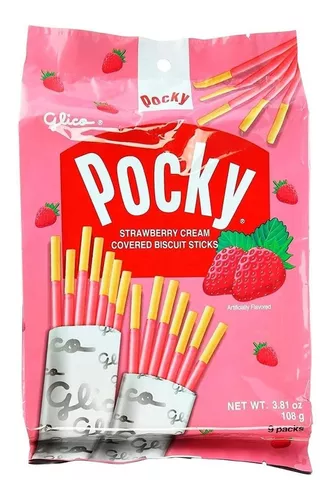 Glico Pocky Fresa Family Pack 108 g