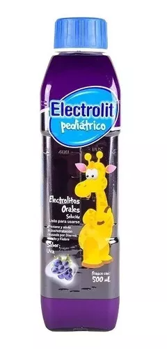 Electrolit pediatrico sabor Uva 500 ml, Lab. PISA