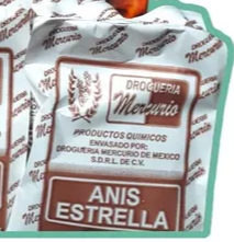 Semilla de Anís Estrella 12 g, Droguería Mercurio