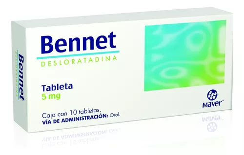 Bennet 10 tabletas, Lab. Maver (Desloratadina 5 mg)