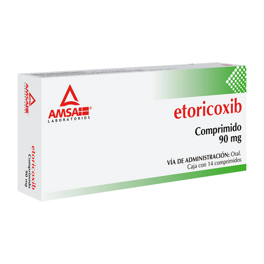 Etoricoxib 14 comprimidos, Lab. AMSA (Etoricoxib 90 mg)